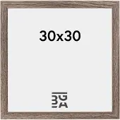 Walther design EF330N Växelram akryl Pappersformat: 30 x 30 cm Nötträd