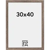 Walther design EF040N Växelram akryl Pappersformat: 20 x 27 cm Nötträd