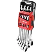 Facom 467BR.JP10PB 8mm - 19mm Rapid Reversible Ratchet Wrench Set With Holder (10 pc.)