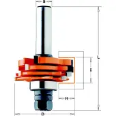 Cmt Skivnotfräs 900.506.11; 18/47,6 mm; med kullager