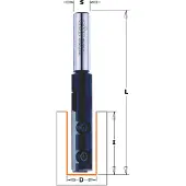 Cmt Rak notfräs ; S=12 mm; D=16 mm