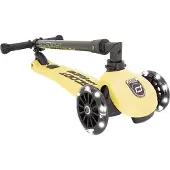 Scoot & Ride Highway Kick 3 - LED - Lemon - - One Size - Sparkcykel