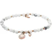 Fossil Armband 'VINTAGE MOTIFS' grå / vit