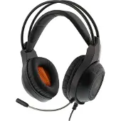 Deltaco DH210 Spel On-ear headset Sladd Stereo Svart