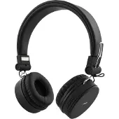 STREETZ Vikbart on-ear Bluetooth headset, 3.5 mm, svart