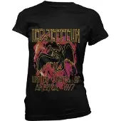 Ginza.se Led Zeppelin: Ladies T-Shirt/Black Flames (Black) (Small)