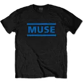 Ginza.se Muse: Unisex T-Shirt/Dark Blue Logo (Black) (Small)