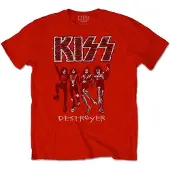 Ginza.se KISS: Unisex T-Shirt/Destroyer Sketch (Red) (Small)