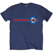 Ginza.se The Jam: Unisex T-Shirt/Target Stripe (Navy Blue) (Small)