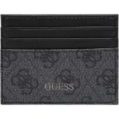 GUESS Vezzola läderkortfodral svart för män