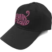 Born In France Pink Floyd: Unisex Baseball Cap/Retro Swirl Logo (Black)