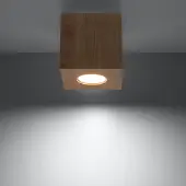 Sollux Taklampa Ara som kub i trä , dimbar, Ljust trä, Vardagsrum / matsal, Trä, Modern, Taklampa