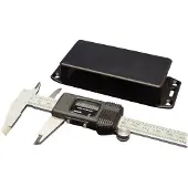 Hammond Electronics 1591VFLBK Universalhölje 120 x 120 x 94 ABS Svart 1 st