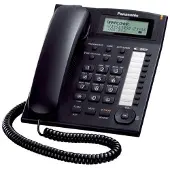 Panasonic Markkabeltelefon Panasonic Corp. KX-TS880EXB LCD Svart