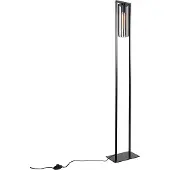 QAZQA Modern golvlampa svart - Balenco Wazo