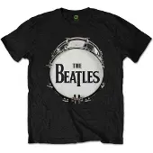 Ginza.se The Beatles: Unisex T-Shirt/Original Drum Skin (Black) (Small)