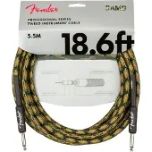 Fender Professional 186 fots / 6 m Rak Instrumentkabel Woodland Camo