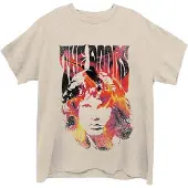 Ginza.se The Doors: Unisex T-Shirt/Jim Face Fire (Natural) (X-Large)