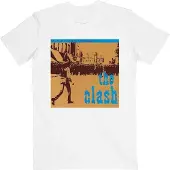 Ginza.se The Clash: Unisex T-Shirt/Black Market (White) (Small)