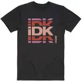 Ginza.se iDKHow: Unisex T-Shirt/Branded Logo (Black) (XX-Large)