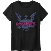 Ginza.se Ramones: Unisex T-Shirt/Purple Eagle (Black) (Small)