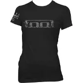 Ginza.se Tool: Ladies T-Shirt/Eyes Logo (Black) (Sleeve Print) (X-Large)