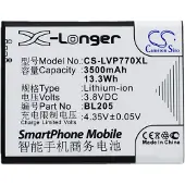 123accu Batteri till SmartPhone, Mobil för Lenovo P770