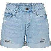 Noisy May Smiley Normal Waist Dest Vi062lb Korta Jeans