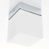 HELESTRA Taklampa Keto, Förkromad / silver, Badrum, Glas, Modern, Taklampa