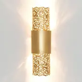 Holländer Vägglampa Palazzo, dimbar, Mässing / guld, Vardagsrum / matsal, Metall, Modern, Vägglampa, vägglampa inomhus