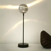 Holländer Bordslampa KUGELBLITZ, Svart, Vardagsrum / matsal, Metall, Modern, Bordslampa