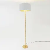 Holländer Golvlampa Cancelliere Rotonda, Mässing / guld, Vardagsrum / matsal, Textil / tyger / siden, Design, Golvlampa