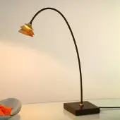 Holländer Bordslampa SNAIL, Brun / rost, Vardagsrum / matsal, Metall, Modern, Bordslampa