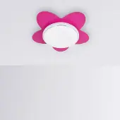 Elobra Taklampa Blume Starlight, Violett / rosa / rosè, Barnrum, Trä, Taklampa