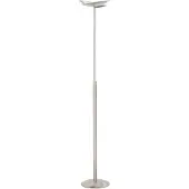 Highlight LED uplight golvlampa Sapporo, dimbar, Aluminium / grå / zink, Vardagsrum / matsal, Metall, Modern, LED-golvlampa