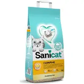 Sanicat Klumpande kattsand Parfymfri kattsand 16l