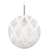 Forestier Design pendellampa Chanpen M, dimbar, Vitt / opal, Vardagsrum / matsal, Design, Pendellampa