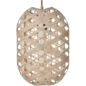 Forestier Taklampa , Capsule S, dimbara, Beige, Vardagsrum, Bambu, Design