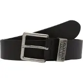 Armani Exchange för män. 951186CC52800020 Svart läderbälte (32), Casual, Klassisk, Hud