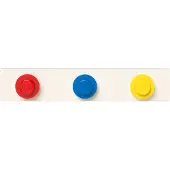 Room copenhagen Knoppbräda - 33 cm - Röd/Blå/Gul - - One Size - Knopp