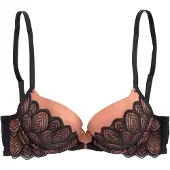 LASCANA Behå rosa / svart