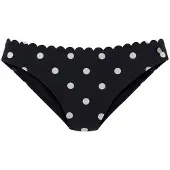 LASCANA Bikiniunderdel 'Jada' svart / vit