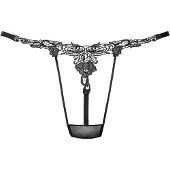 Petite fleur GOLD String svart