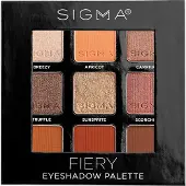 Sigma Eyeshadow Palette, Fiery