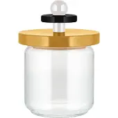 Alessi Förvaringsburk 75 cl Ø12x17 cm Glas Röd