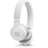 JBL LIVE 400BT - Hörlurar med mikrofon - på örat - Bluetooth - trådlös - vit