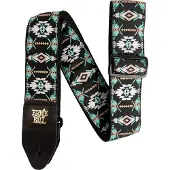 Ernie Ball Classic Jacquard Gitarrband i textil Southwestern Turquoise