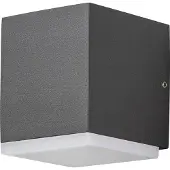 Konstsmide Monza 7990-370 LED-utomhusväggbelysning EEK: F (A - G) LED LED fast installerad 6 W Antracit