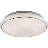 JUST LIGHT LED taklampa Jupiter, dimbar, Vitt / opal, Vardagsrum / matsal, Syntetmaterial, Modern, LED-taklampa