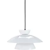 Dyberg Larsen Glas pendellampa Valby, dimbar, Vitt / opal, Vardagsrum / matsal, Glas, Skandinavisk, Pendellampa
